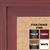 BB1534-4 Distressed Red  - Extra Large Custom Cork Chalk or Dry Erase Board