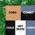 BB1691-2 | Glossy Green / Design | Custom Cork Bulletin Board | Custom White Dry Erase Board | Custom Chalk Board