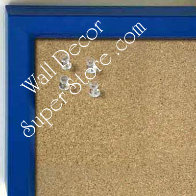 disc BB234-1 Royal Blue With Bevel Small Custom Cork Chalk or Dry Erase Board