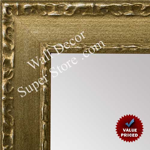 MR1050-2 Ornate Silver Panel  Custom Mirror With Embossed Back and Lip