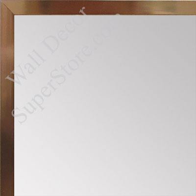 MR1540-05 Thin Metal Bright Bronze - Brass Medium Custom Wall Mirror Custom Floor Mirror