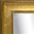 MR1902-1 Antique Gold Scoop with Rounded Outer Edge  Custom Mirror