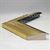 BB1521-3 Side View Gold  With Black Trim Large Wall Board Cork Chalk Dry Erase