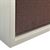 FW820-03 Matte Silver: FLOATING FABRIC WRAPPED CORKBOARD