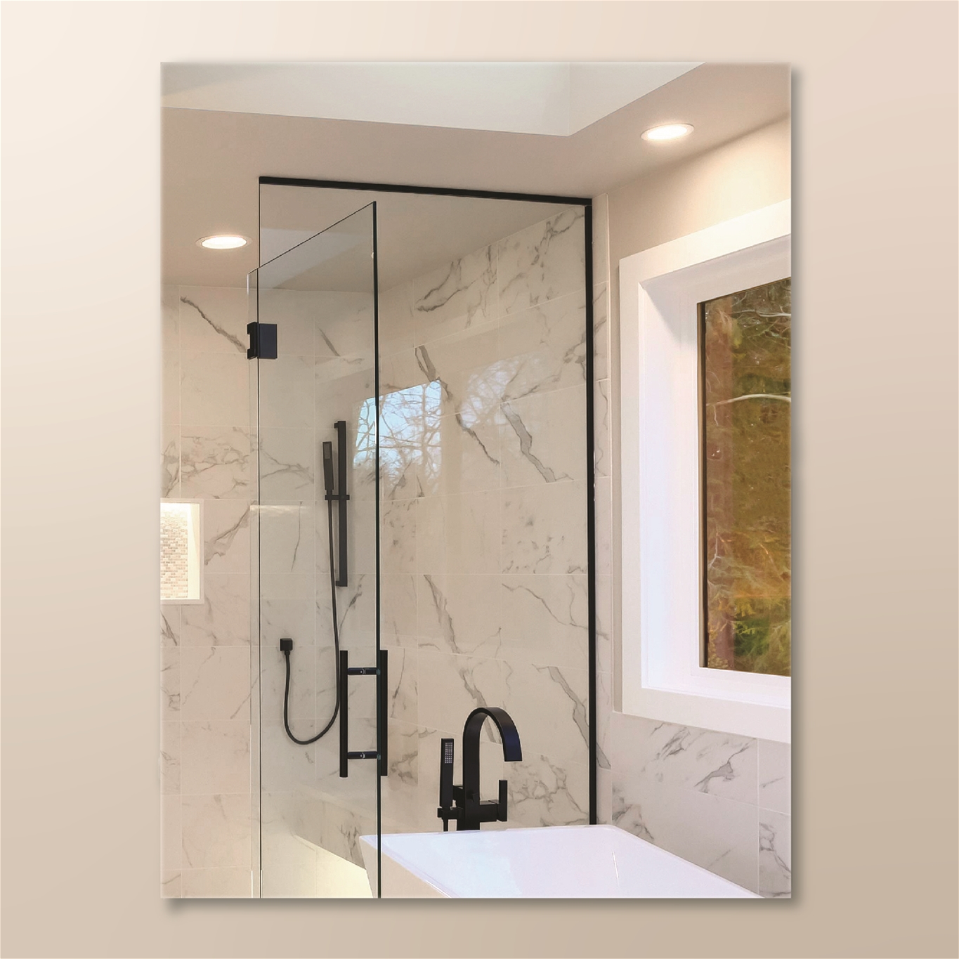 Custom Flat Polished Frameless Wall Mirrors