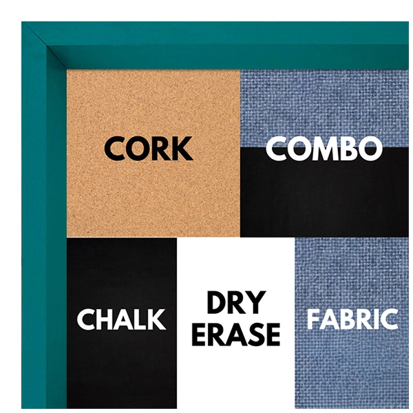 BB1212-3 Aqua Green - 0.69 Inch Wide - Custom Cork Chalk Dry Erase