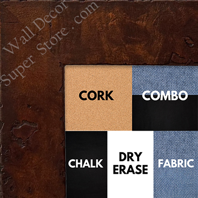 BB1232-3 - Walnut - 2 Inch Wide - Custom Cork, Chalk, Dry Erase