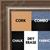 BB1239-1 - Antique Silver - 1.375 Inch Wide - Custom Cork, Chalk, Dry Erase