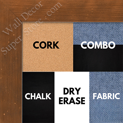 BB1241-1 - Ferrosa Bronze - 1.125 Inch Wide - Custom Cork, Chalk, Dry Erase