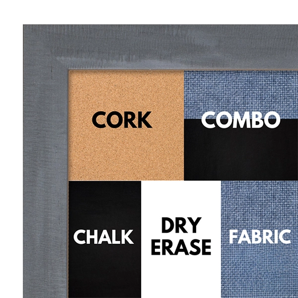 BB1316-6 Steel Gray Cap - 0.75 Inch Wide - Custom Cork Chalk Dry Erase