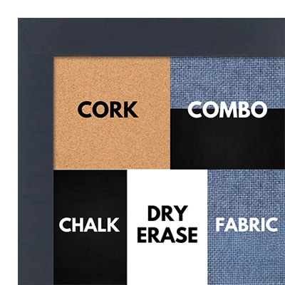 BB1564-1 Navy Blue Small Custom Cork Chalk or Dry Erase Board
