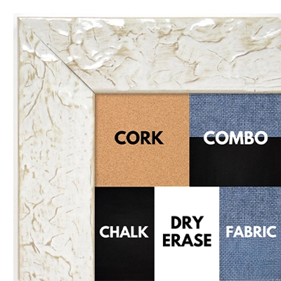 BB1692-2 | Glossy White / Design | Custom Cork Bulletin Board | Custom White Dry Erase Board | Custom Chalk Board