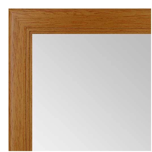MR1044-2 Honey Maple with Inside Ridges - Custom Mirror