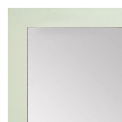 MR1940-6 Metal Matte White Medium Custom Wall Mirror Custom Floor Mirror