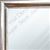 MR1209-4 Bright Silver Distressed Scoop - Custom Small Mirror - 0.75 Inch Wide