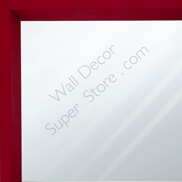 MR1212-1 Red - Custom Small Mirror - 0.69 Inch Wide