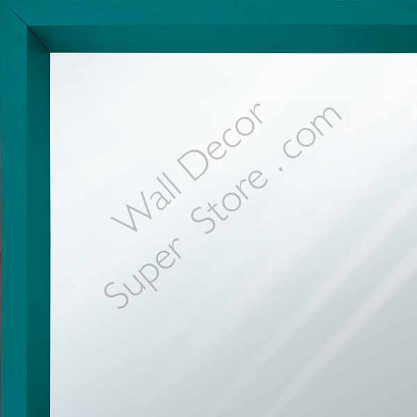 MR1212-3 AQUA GREEN - Custom Small Mirror - 0.69 Inch Wide