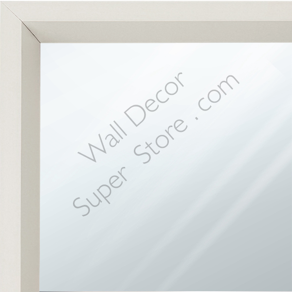 MR1212-8 White - Custom Small Mirror - 0.69 Inch Wide