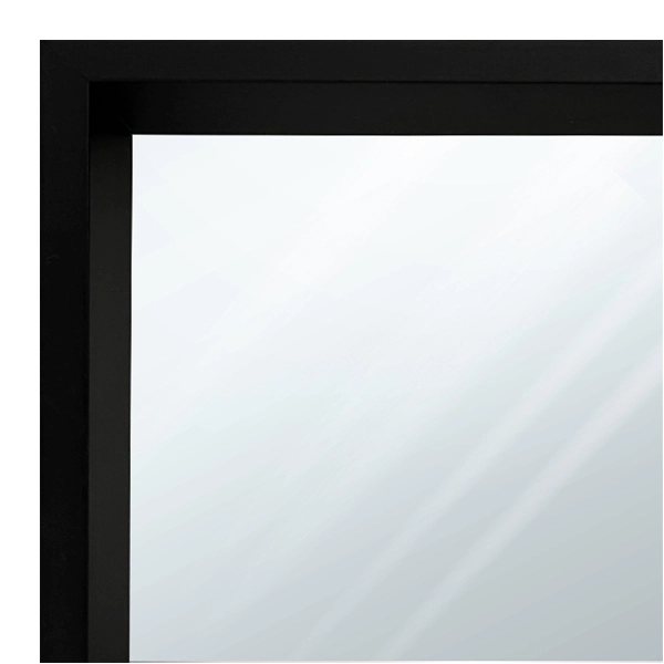 MR1212-9 Black - Custom Small Mirror - 0.69 Inch Wide