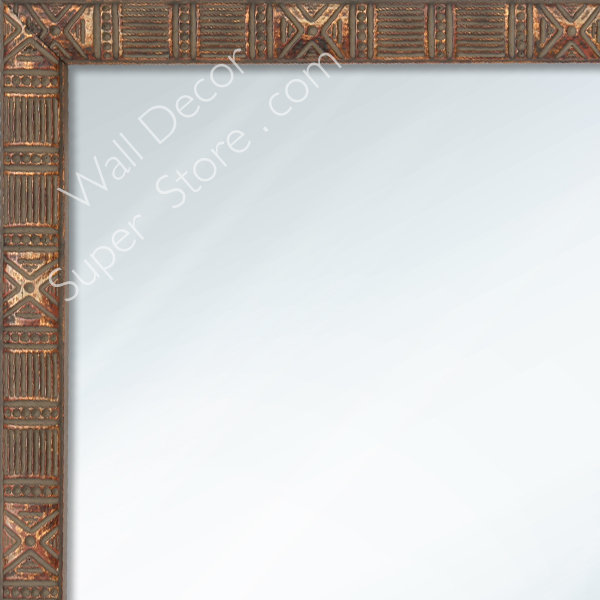 MR1218-1 Artifact Book Binding Antique Grey - Custom Small Mirror - 0.625 Inch Wide