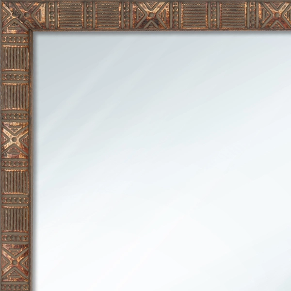 MR1218-1 Artifact Book Binding Antique Grey - Custom Small Mirror - 0.625 Inch Wide