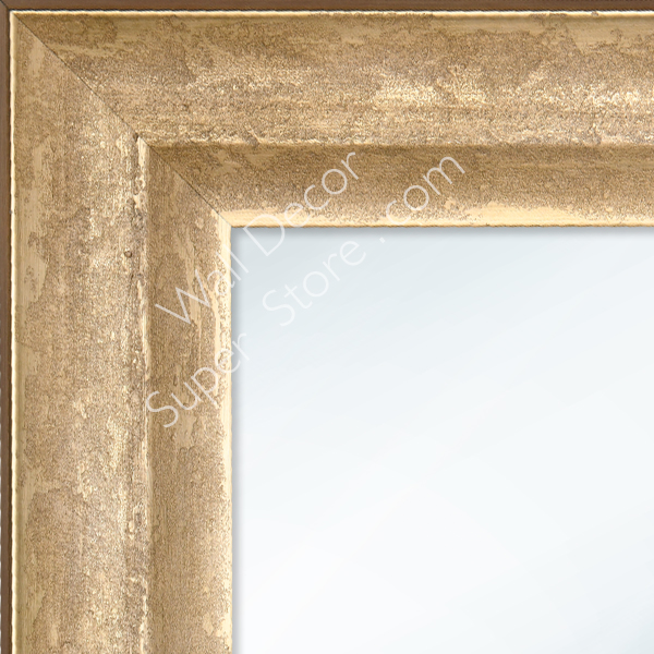 MR1224-2 Colosseum II Moon Gold - Custom Large Mirror - 2.0 Inch Wide