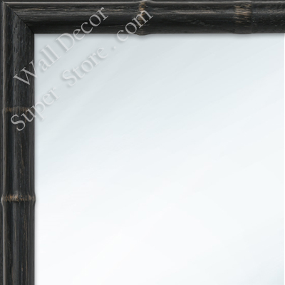 MR1229-1 Kyoto Black Curved - Custom Small Mirror - 0.75 Ich Wide