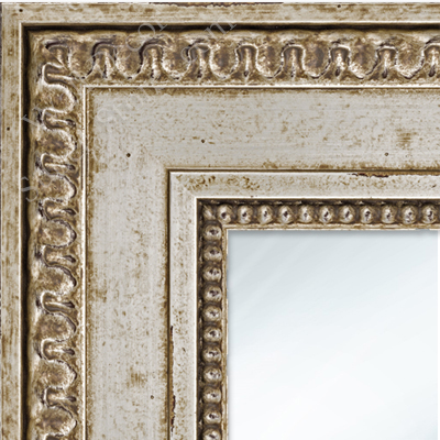 MR1231-2 Salon 1789 Versailles Silver - Extra Large Mirror - 3.0 Inch Wide