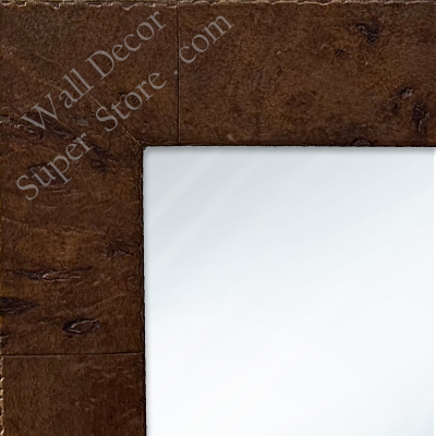 MR1232-2 Light Walnut - Custom Large Mirror - 2.0 Inch Wide