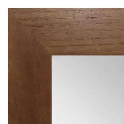 MR1510-2 Walnut Wood Grain Large Custom Wall Mirror Custom Floor Mirror