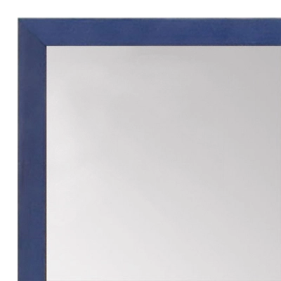 MR1511-9 Blue Stained Maple - Very Small Custom Wall Mirror