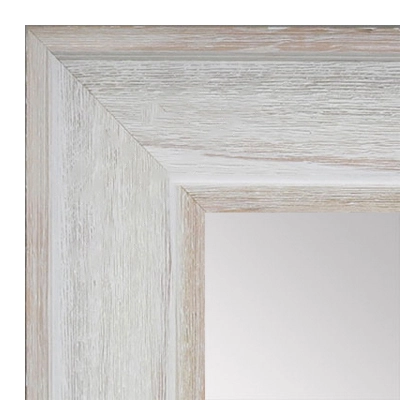 MR1514-1 White Distressed Barnwood - Extra Large Custom Wall Mirror Custom Floor Mirror