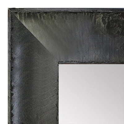 MR1531-1 Distressed Burlwood Gray Large Custom Wall Mirror Custom Floor Mirror