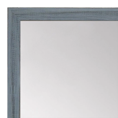 MR1532-6 Distressed Blue Gray - Very Small Custom Wall Mirror