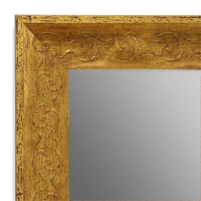 MR1614-1  Distressed Gold Custom Wall Mirror