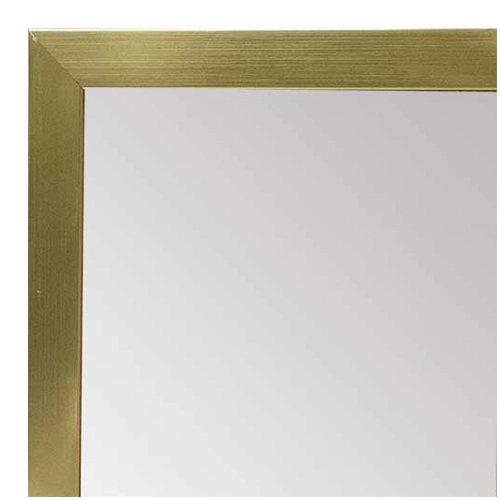 MR1962-4 Very Small Brushed Gold Flat 3/4" Wide Modern