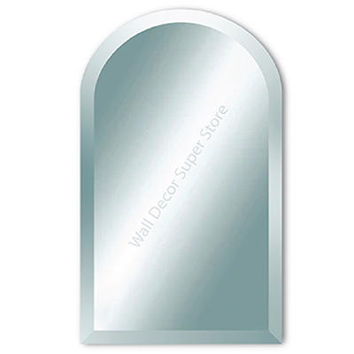 Custom Oval Beveled Frameless Wall Mirrors