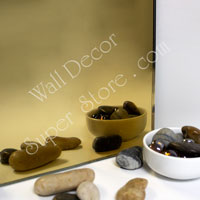 AM95-6 Gold - Frameless Colorful Custom Mirror Glass